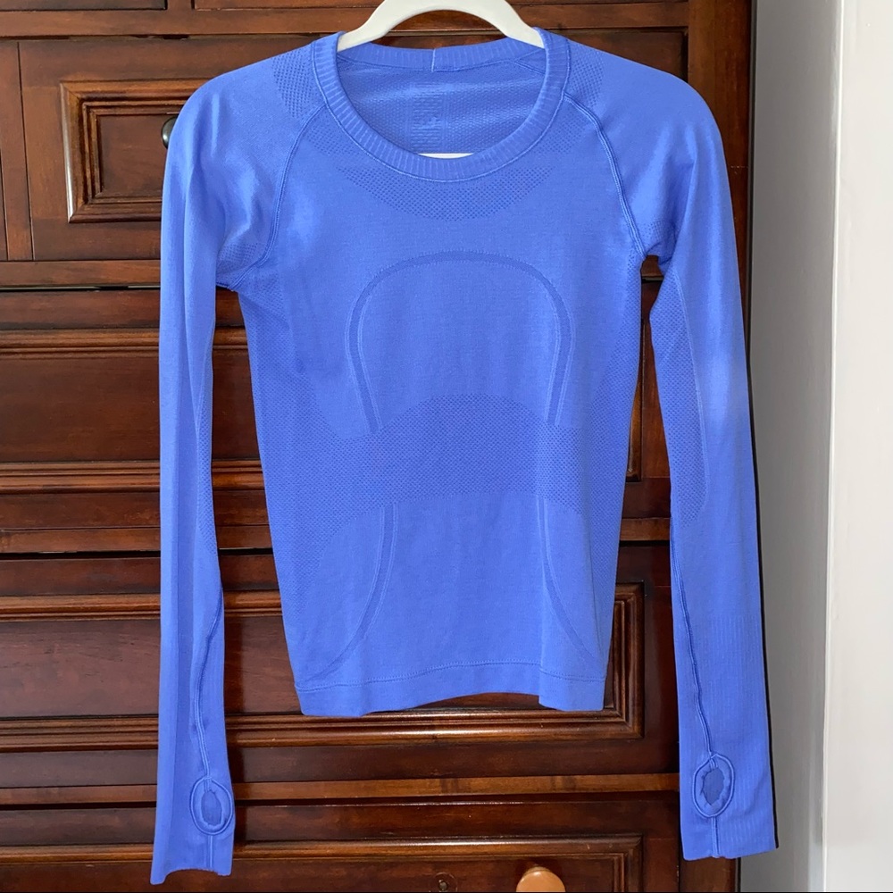 Lululemon swiftly tech long sleeve cropped